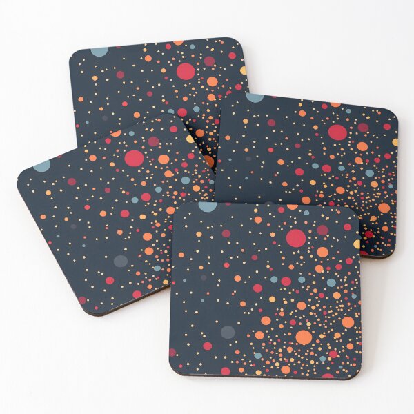 Item preview, Points Glowing Dots Colorful Abstract Digital Art designed and sold by ART ATTACK ZONE.