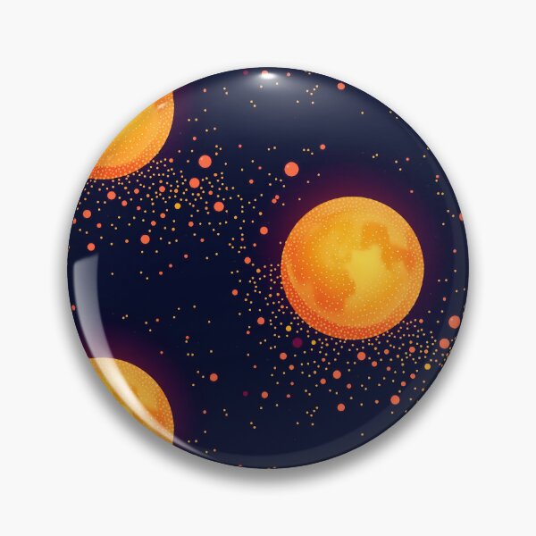 Item preview, Moon Full Glowing Dots Colorful Abstract Digital Art designed and sold by ART ATTACK ZONE.