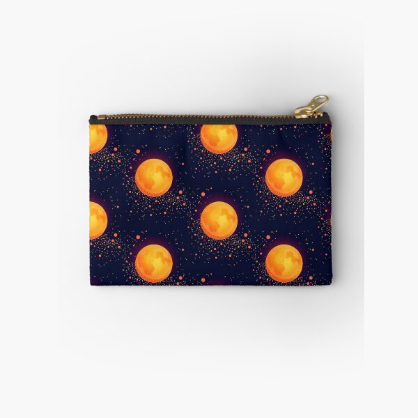 Item preview, Moon Full Glowing Dots Colorful Abstract Digital Art designed and sold by ART ATTACK ZONE.