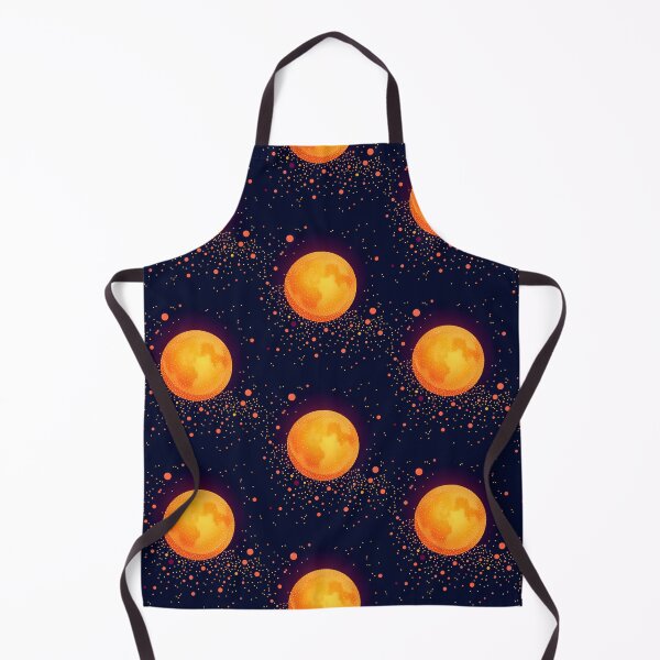 Item preview, Moon Full Glowing Dots Colorful Abstract Digital Art designed and sold by ART ATTACK ZONE.