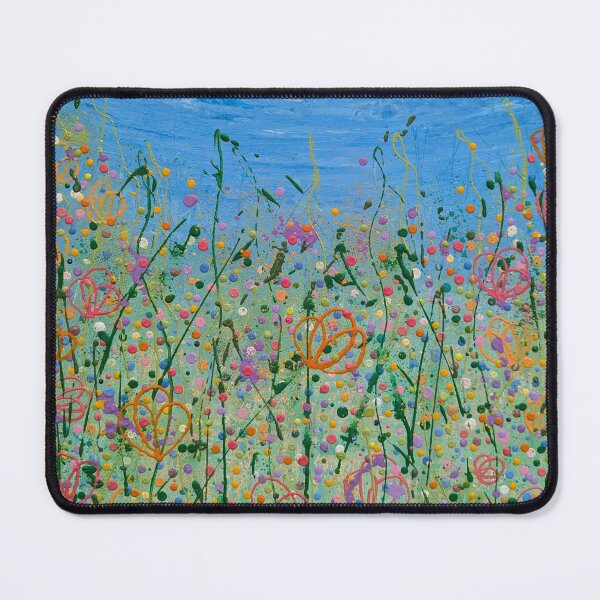 Item preview, Wildflower Confetti, modern floral abstract art designed and sold by NavySloth-Art.