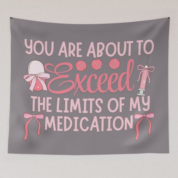 Item preview, You Are About To Exceed The Limits Of My Medication Coquette Bows T-Shirt designed and sold by SunfullyYours.