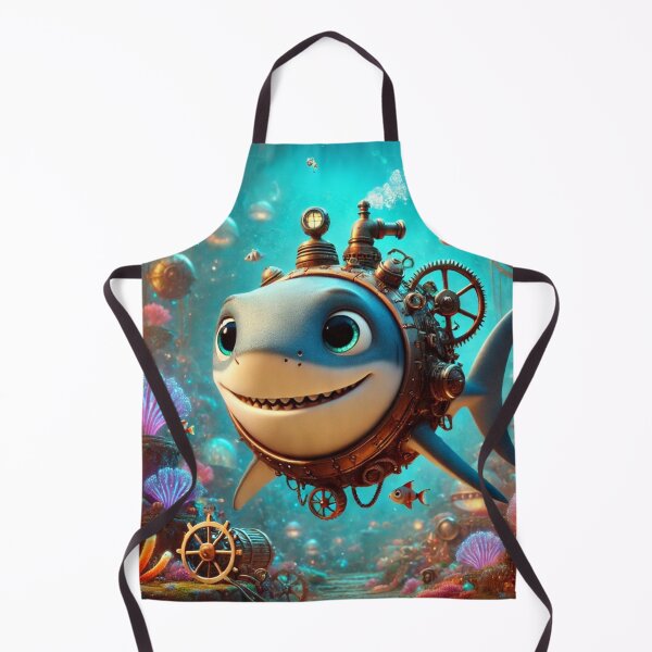 Item preview, Steampunk Sixgill Shark with Clockwork Armor designed and sold by Sillytoe.