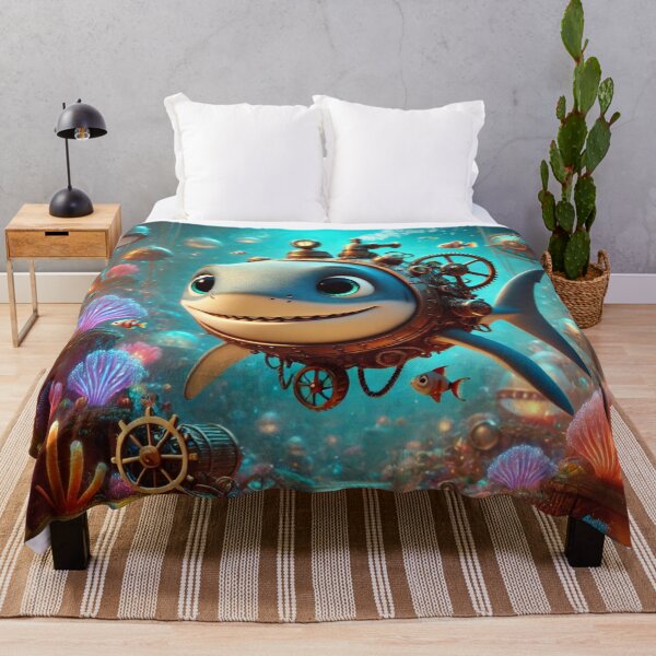 Item preview, Steampunk Sixgill Shark with Clockwork Armor designed and sold by Sillytoe.