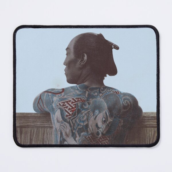 Item preview, Tattooed Japanese man designed and sold by 19th Century in Color.