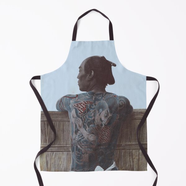 Item preview, Tattooed Japanese man designed and sold by 19th Century in Color.