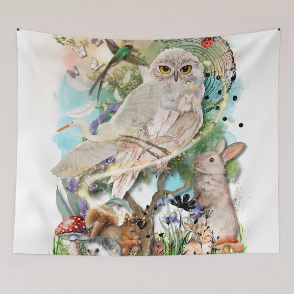 Item preview, Woodland Animals Collage designed and sold by  Designs by Nikki-Louise.