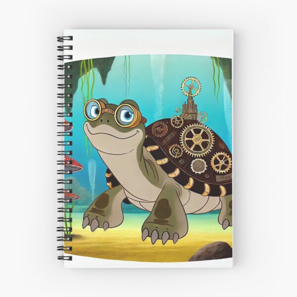 Item preview, Steampunk Snapping Turtle with Gear Shell designed and sold by Sillytoe.