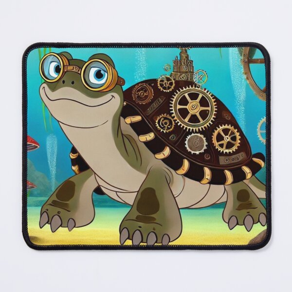 Item preview, Steampunk Snapping Turtle with Gear Shell designed and sold by Sillytoe.