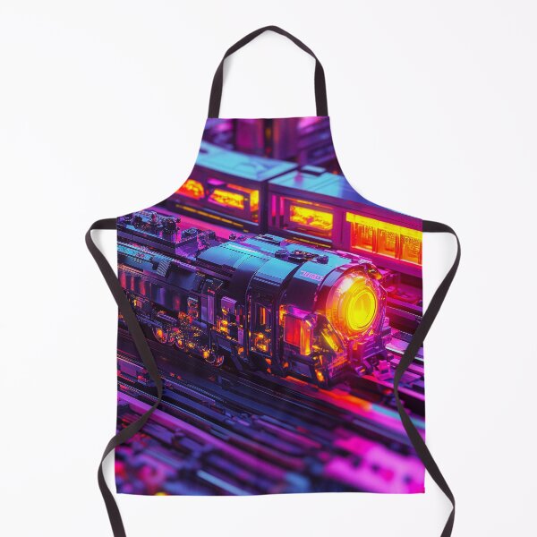 Item preview, Cyberpunk Express – Neon-Fueled Future Train designed and sold by SteadyRolling.