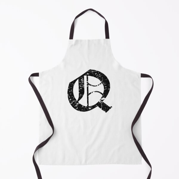 Item preview, Capital Letter Q - Eroded / Distressed Gothic Blackletter Script / Old English Font (Black) designed and sold by STUDIO-72.