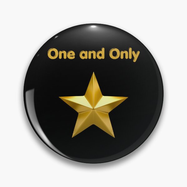 Item preview, One and Only Star, Golden Star, Winner, Best of the Best designed and sold by AASparksDesigns.