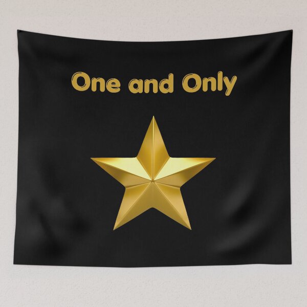 Item preview, One and Only Star, Golden Star, Winner, Best of the Best designed and sold by AASparksDesigns.
