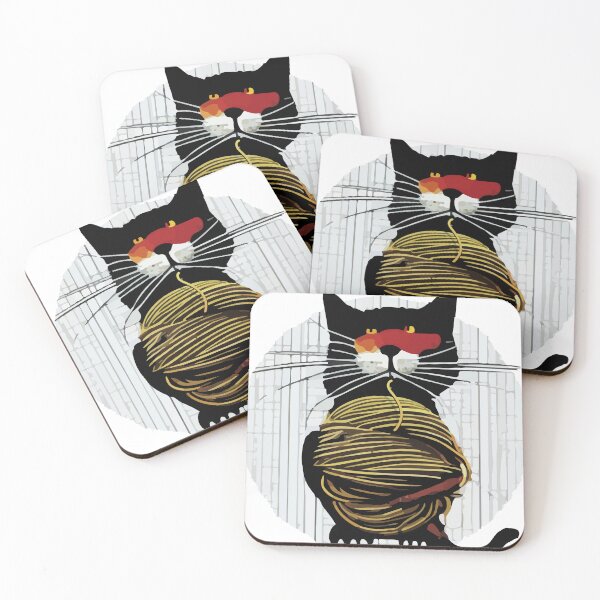 Item preview, Funny Cat Eating Spaghetti - Perfect Gift for Cat Lovers - Soupreme - Ramen Life designed and sold by H Jonas.
