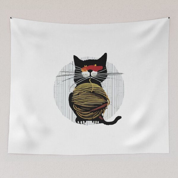 Item preview, Funny Cat Eating Spaghetti - Perfect Gift for Cat Lovers - Soupreme - Ramen Life designed and sold by H Jonas.