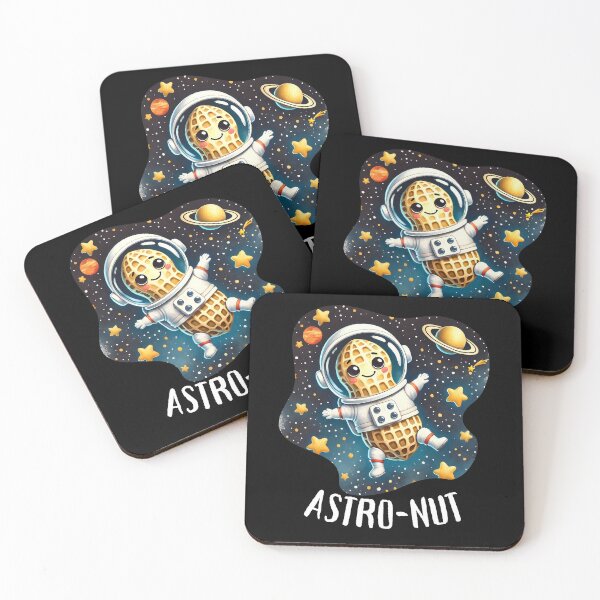 Item preview, Astro-Nut Peanut Astronaut Pun | designed and sold by Lotta Luxxa Lifestyle.