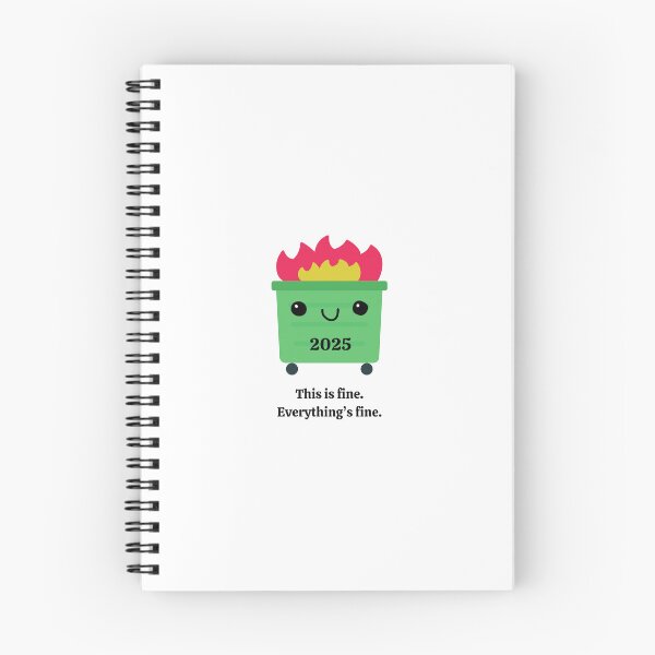 Item preview, Kawaii Dumpster Fire Design 2025 "This is Fine" designed and sold by amandaline.
