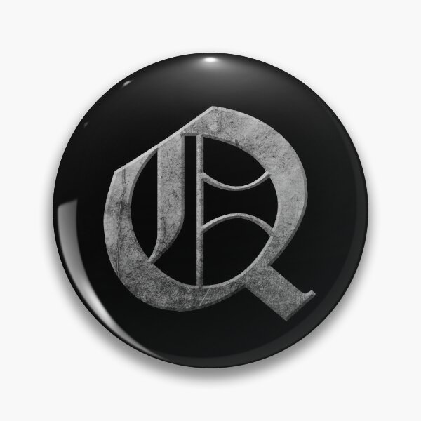 Item preview, Capital Letter Q - Worn Stone Effect Gothic Blackletter Script / Old English Font designed and sold by STUDIO-72.