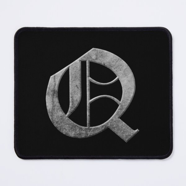 Item preview, Capital Letter Q - Worn Stone Effect Gothic Blackletter Script / Old English Font designed and sold by STUDIO-72.