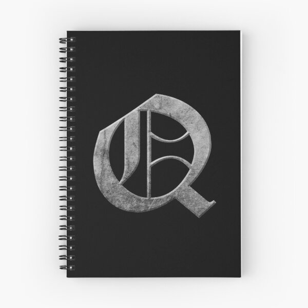 Item preview, Capital Letter Q - Worn Stone Effect Gothic Blackletter Script / Old English Font designed and sold by STUDIO-72.