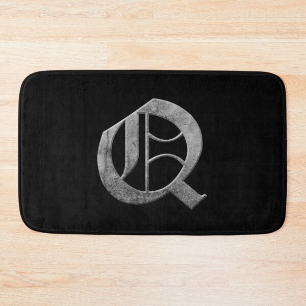 Item preview, Capital Letter Q - Worn Stone Effect Gothic Blackletter Script / Old English Font designed and sold by STUDIO-72.