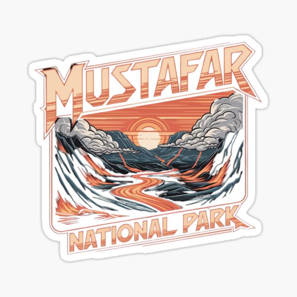Item preview, Mustafar National Park designed and sold by Mateusz Majcherek.