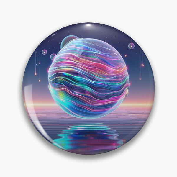 Item preview, Aurora Spectrum Sphere – Digital Dreamscape designed and sold by ToudouDesign.
