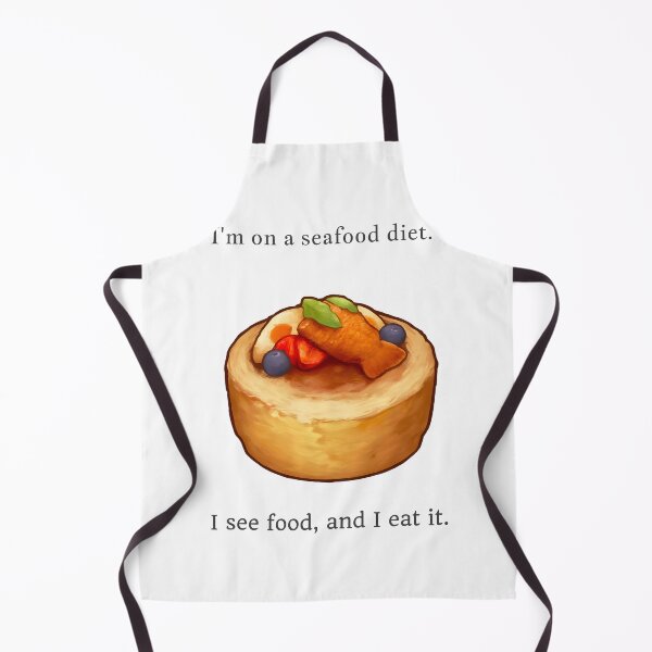 Item preview, Im on a Seefood Diet Design designed and sold by Nikoxxo.