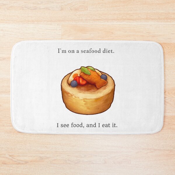 Item preview, Im on a Seefood Diet Design designed and sold by Nikoxxo.