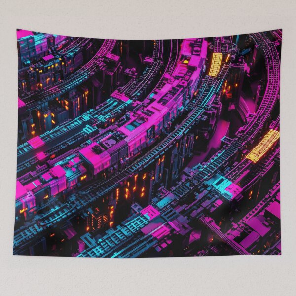 Item preview, Neon Cyberpunk Train System designed and sold by SteadyRolling.
