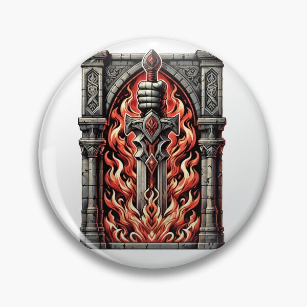 Item preview, Fireplace Sword designed and sold by StagInk.
