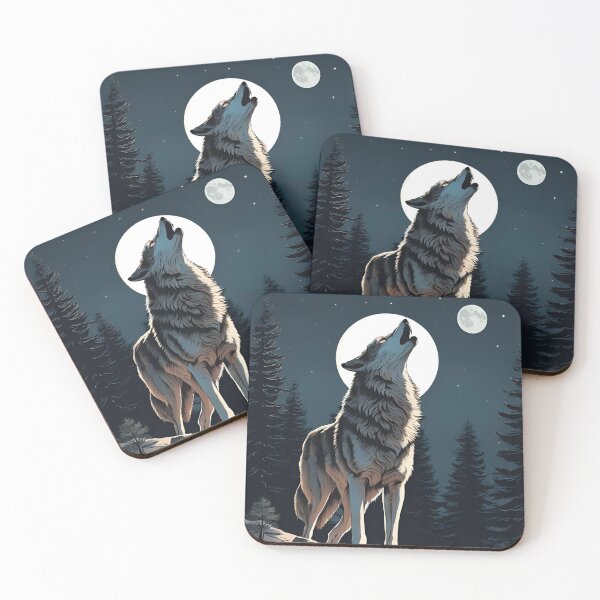 Item preview, Howling Wolf Portrait designed and sold by Mark Cannon.