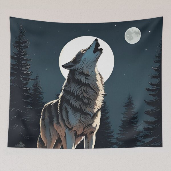 Item preview, Howling Wolf Portrait designed and sold by Mark Cannon.