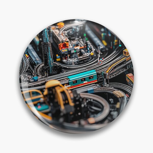 Item preview, Futuristic Miniature Train Metropolis designed and sold by SteadyRolling.