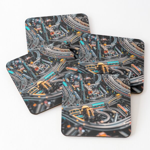 Item preview, Futuristic Miniature Train Metropolis designed and sold by SteadyRolling.