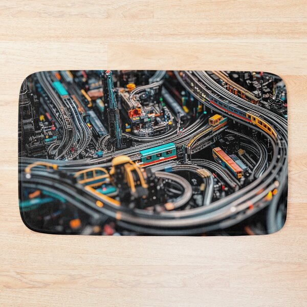 Item preview, Futuristic Miniature Train Metropolis designed and sold by SteadyRolling.