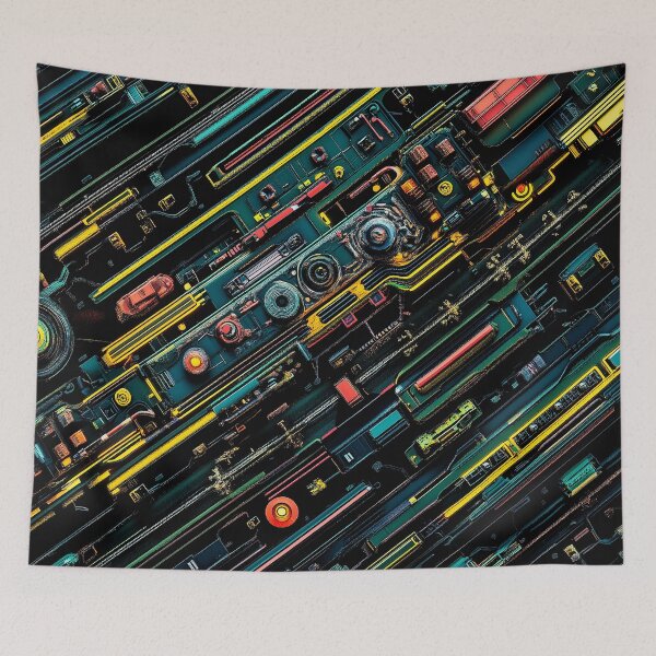 Item preview, Cyberpunk Circuit Train System designed and sold by SteadyRolling.