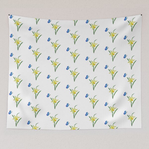 Item preview, Butterfly and a daffodil  designed and sold by Lauracolleen3.