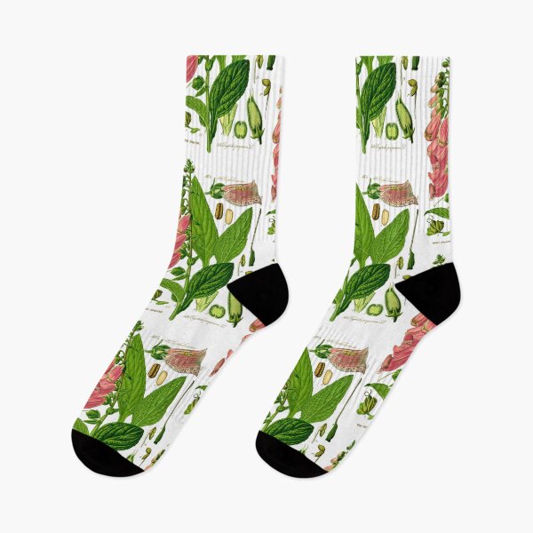 Item preview, Botanical Illustration Digitalis Purpurea designed and sold by botanicalworks.