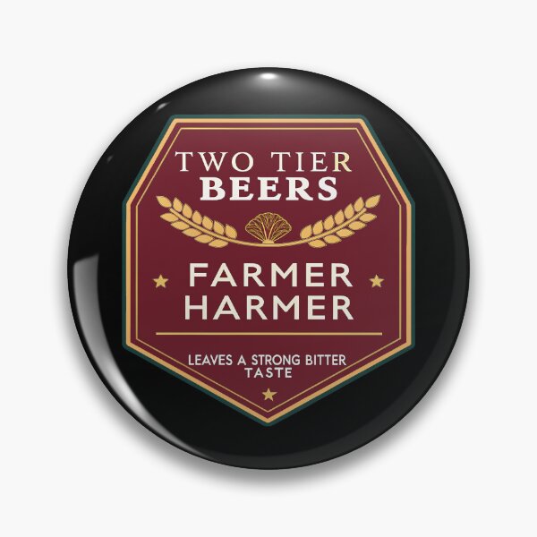 Item preview, Two Tier Beers – Farmer Harmer designed and sold by JesterKrewArt.