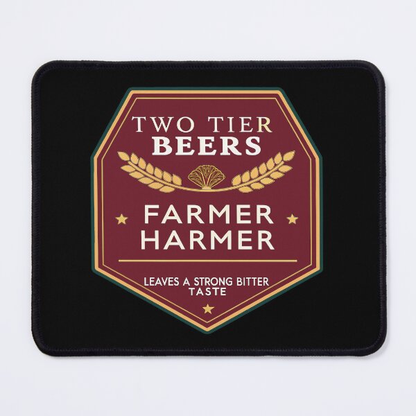 Item preview, Two Tier Beers – Farmer Harmer designed and sold by JesterKrewArt.