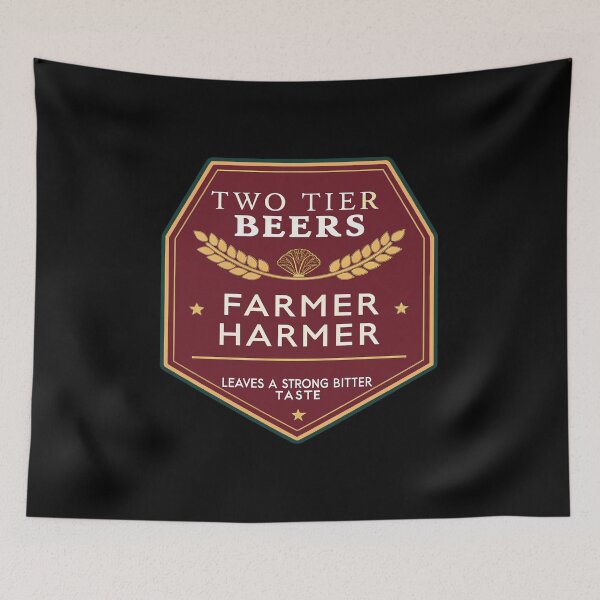 Item preview, Two Tier Beers – Farmer Harmer designed and sold by JesterKrewArt.