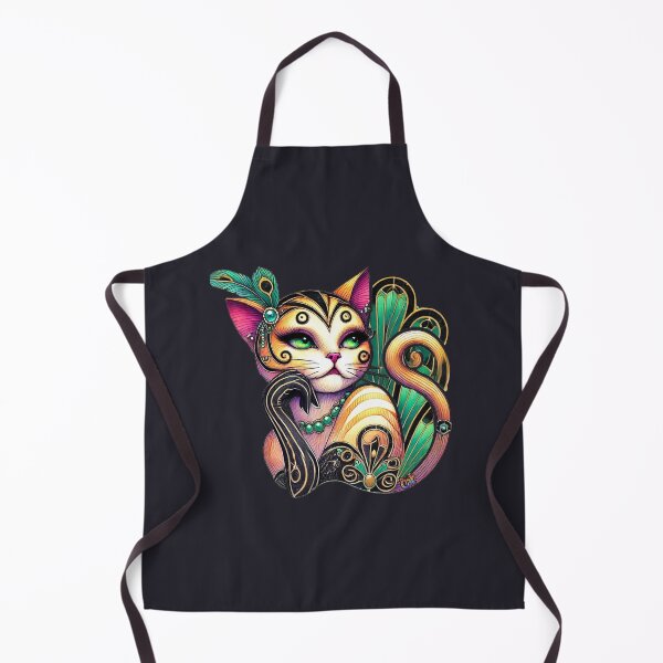 Item preview, Art Deco Cat Diva designed and sold by CAutumnTrapp.