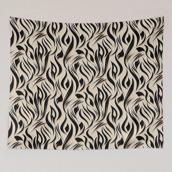 Item preview, Classic Beige White and Black Cat Print  designed and sold by Sharon Schwalbe.