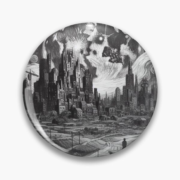 Item preview, "Stary Night Meets Modern World" designed and sold by TheBigOwl.