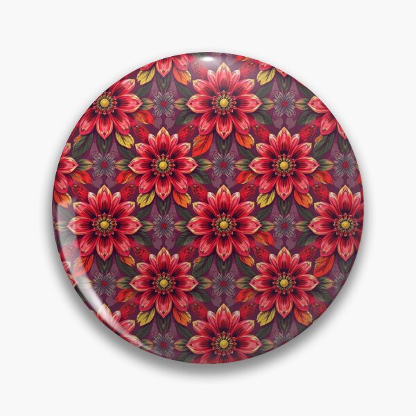 Item preview,  Elegant Red Flower Pattern  designed and sold by adlkh.