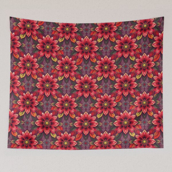 Item preview,  Elegant Red Flower Pattern  designed and sold by adlkh.
