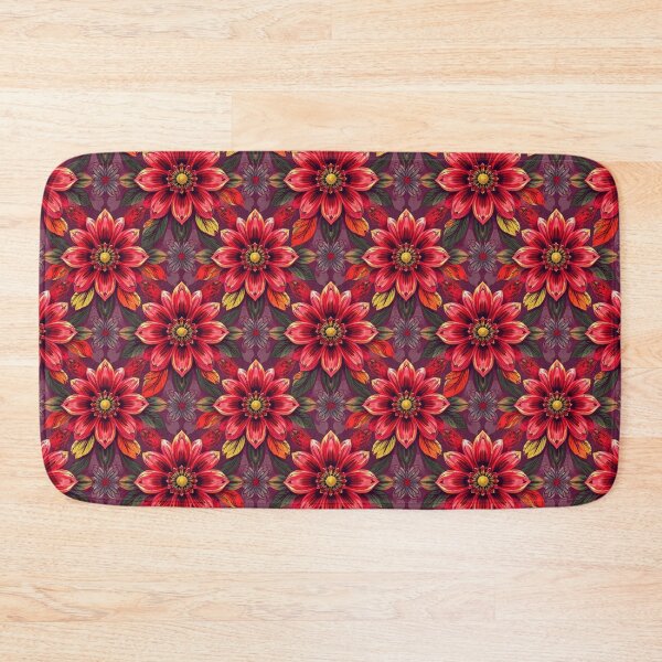 Item preview,  Elegant Red Flower Pattern  designed and sold by adlkh.