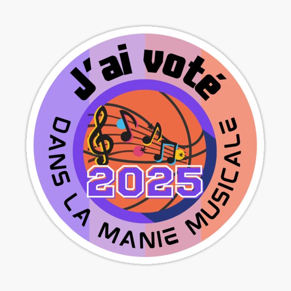 Vista previa del artículo con la obra «Yo voté 2025 pastel», diseñado y vendido por ManieMusicale.