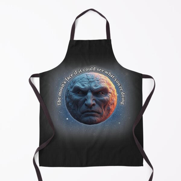 Item preview, Judgmental Moon - The moon's face if it could see what you're doing designed and sold by HauntedOpera.